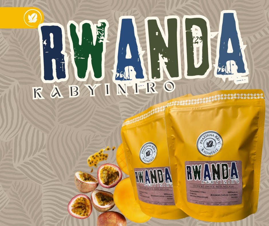 Pražená káva Rwanda Kabyiniro