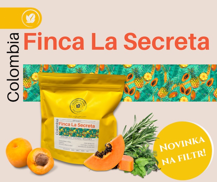 Nová káva z Kolumbie