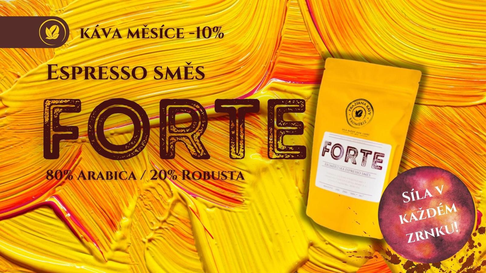 Ceffé FORTE - káva měsíce srpna