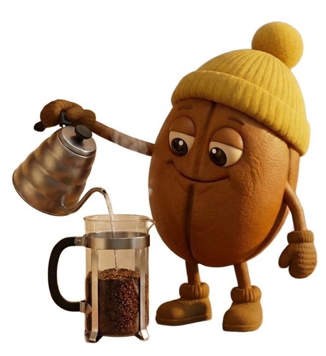 pan Kromka a french press