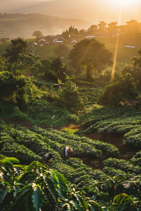 Káva v indickém klášteru Malabar