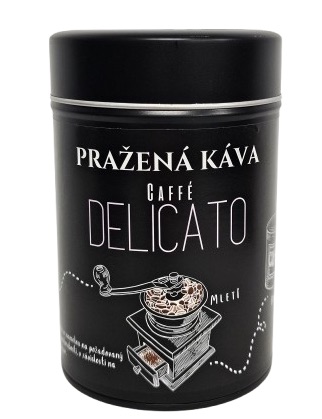 Káva Delicato v plechovce