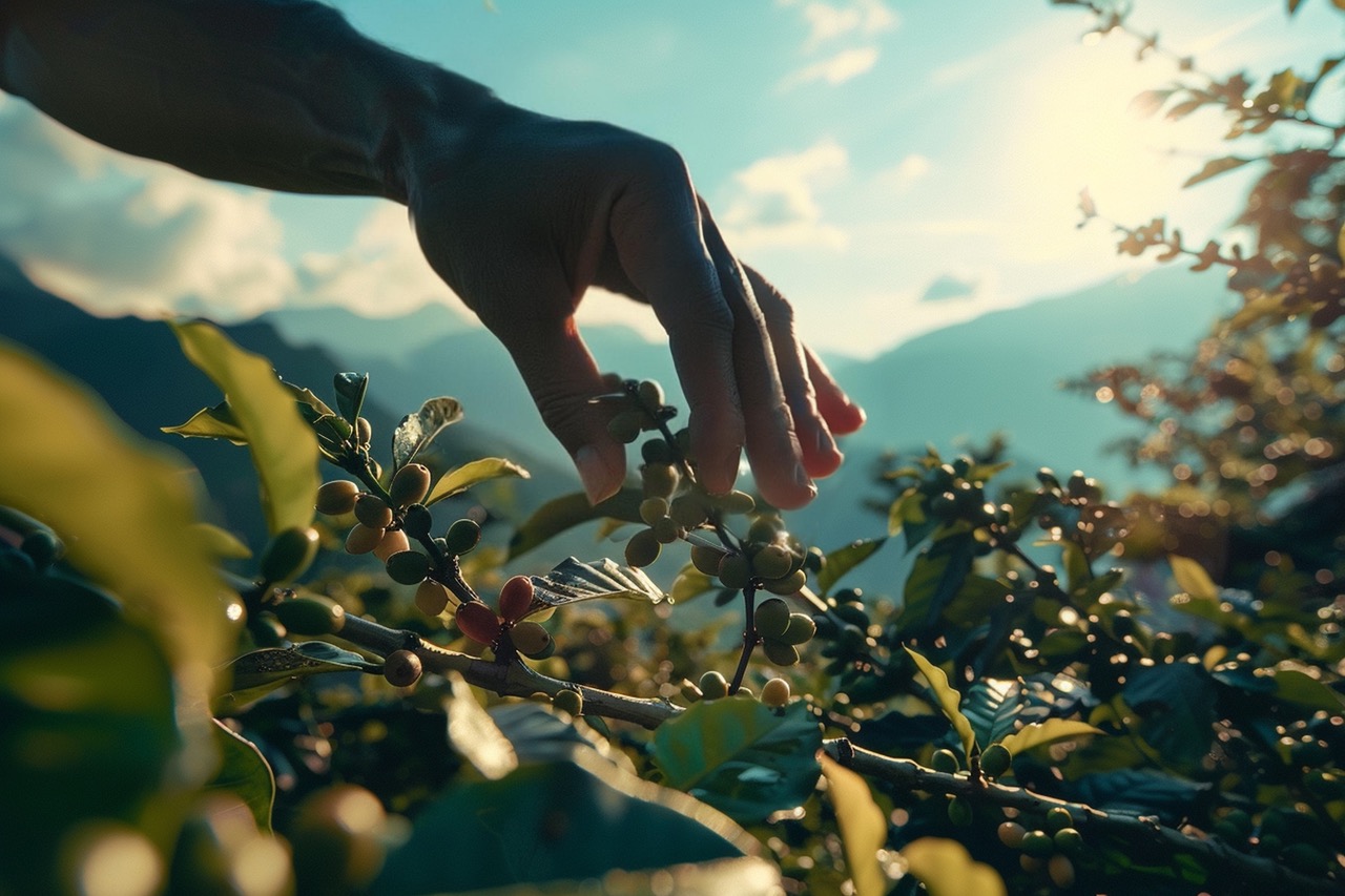 Colombia plantáž kávy