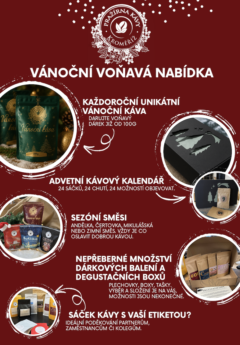 Vánoční dárky z pražírny