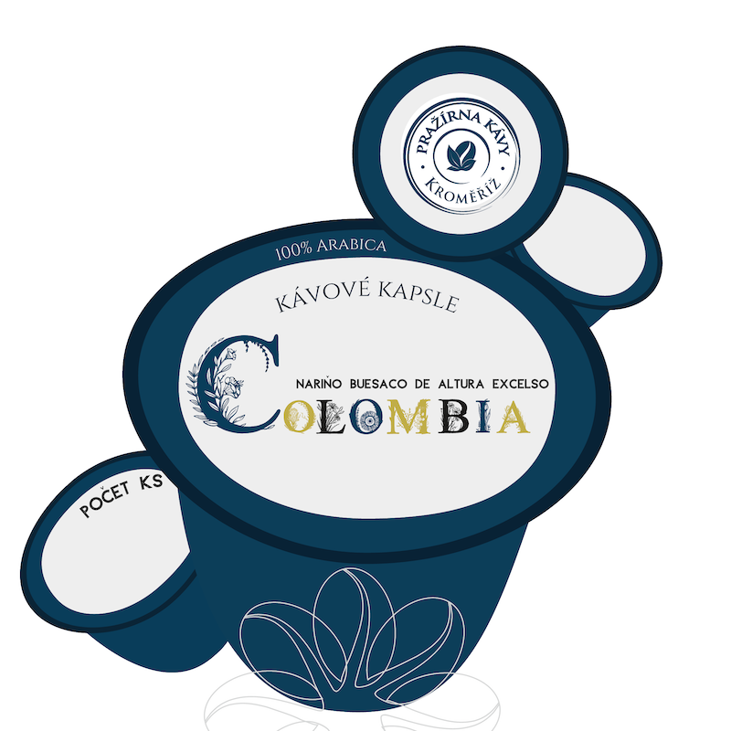 Kávové kapsle - Espresso směs Columbia Nariňo