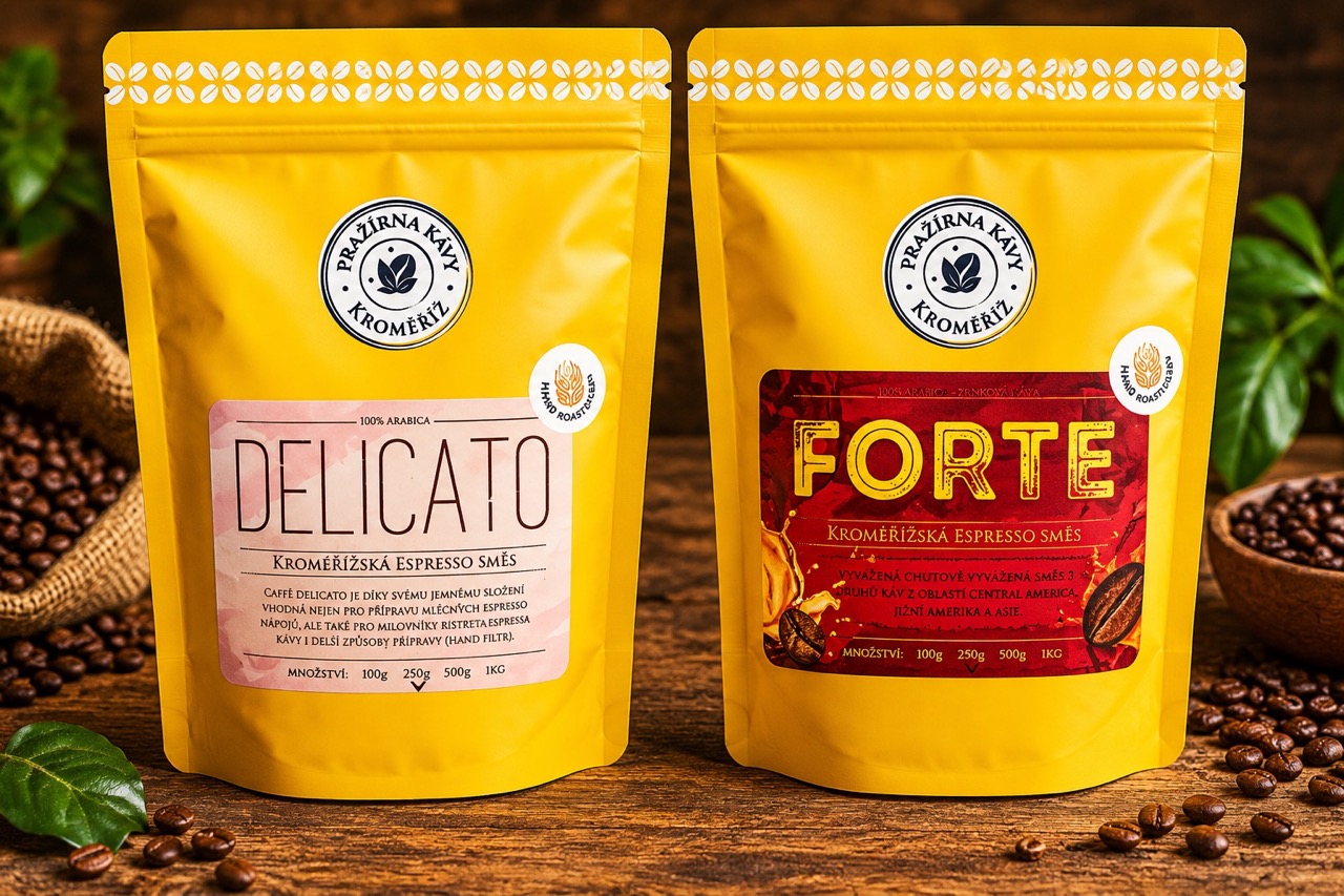 Kávové duo Delicato a Forte