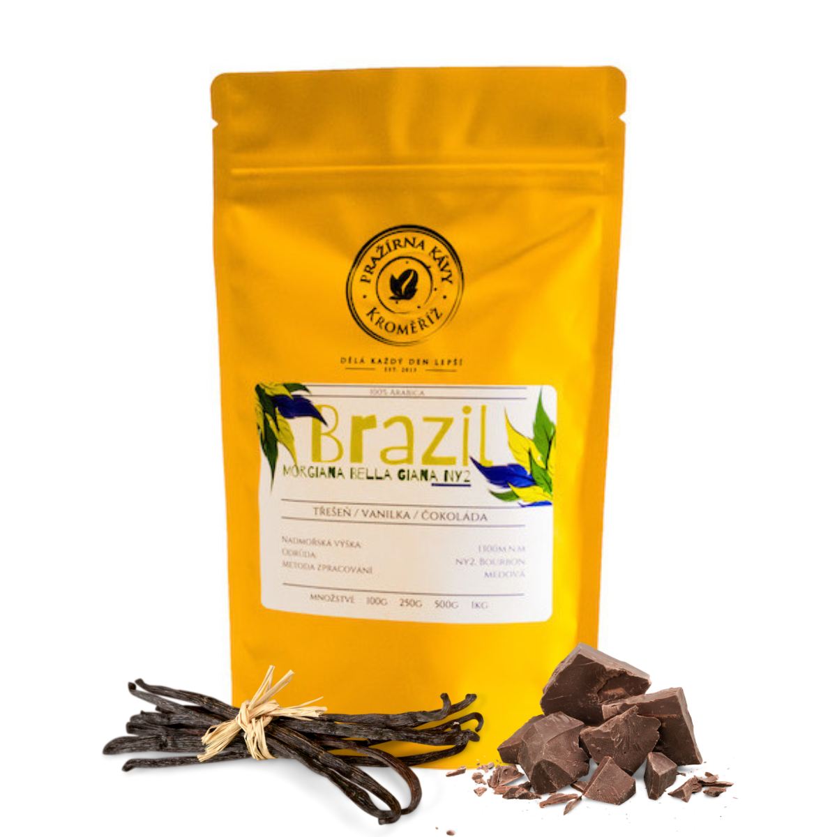 Brazílie Morgiana Bella Giana NY2, 17/18 pulped natural