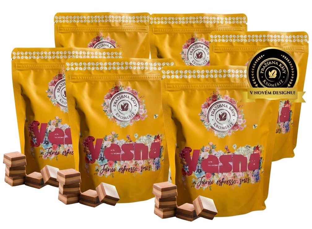 Jarní espresso směs Vesna 5+1 zdarma