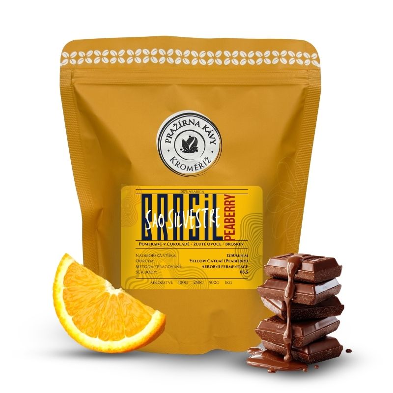 Brazílie São Silvestre – Yellow Catuaí Peaberry Aerobic