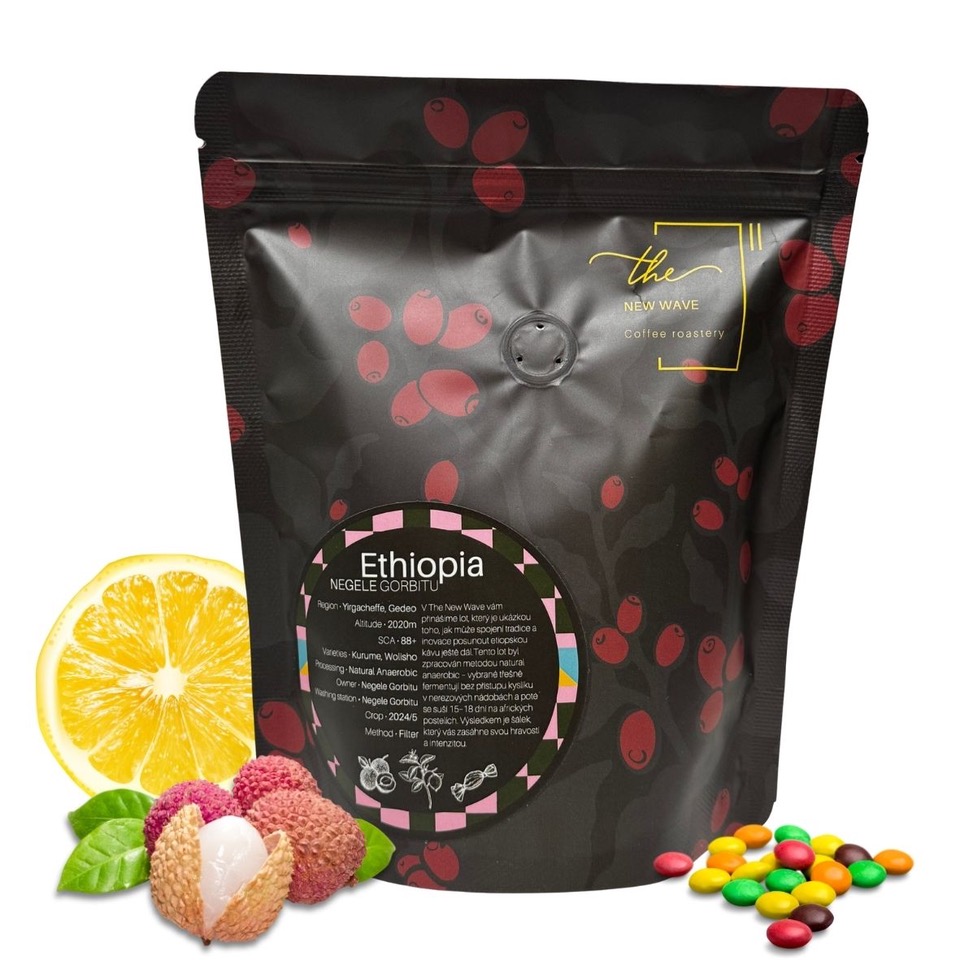 Etiopie – Negele Gorbitu Natural Anaerobic