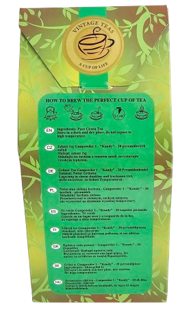 Vintage Teas Natural zelený čaj 20 pyramid 50 g