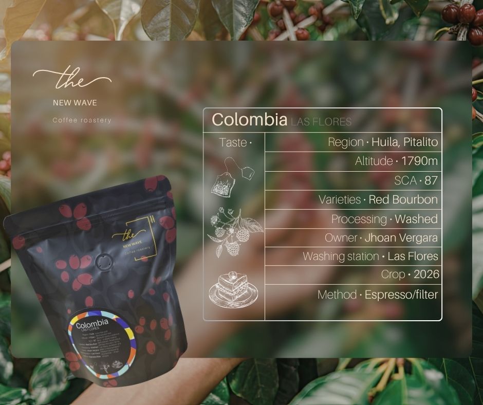 Colombia Las Flores – Red Bourbon Washed