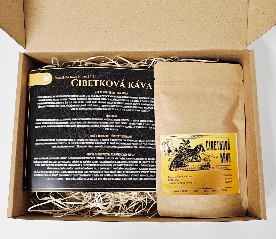 Cibetková káva Kopi Luwak 50 g