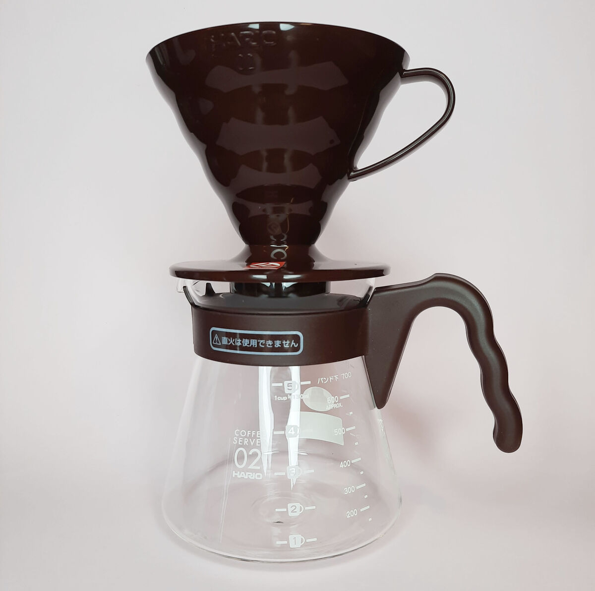 Hario sada Pour Over Kit V60-02 hnědý