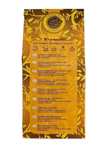 Vintage Teas čaj Heřmánek s medem 20 pyramid 30g