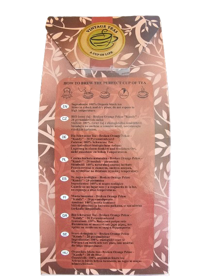 Vintage Teas BIO černý čaj 20 pyramid 50 g
