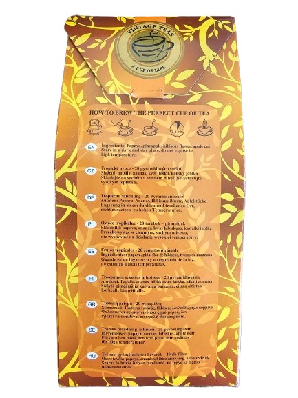 Vintage Teas čaj Tropické ovoce 20 pyramid 100 g