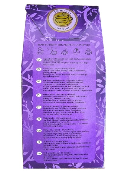  Vintage Teas čaj Lesní ovoce 20 pyramid 30 g