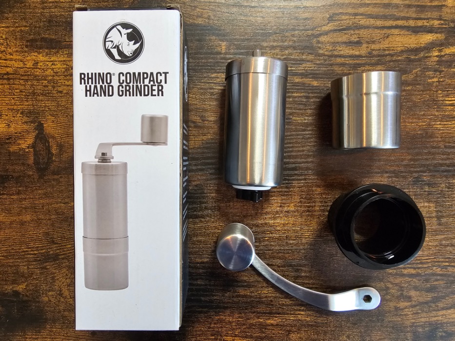 Mlýnek na kávu Rhinowares s nástavcem