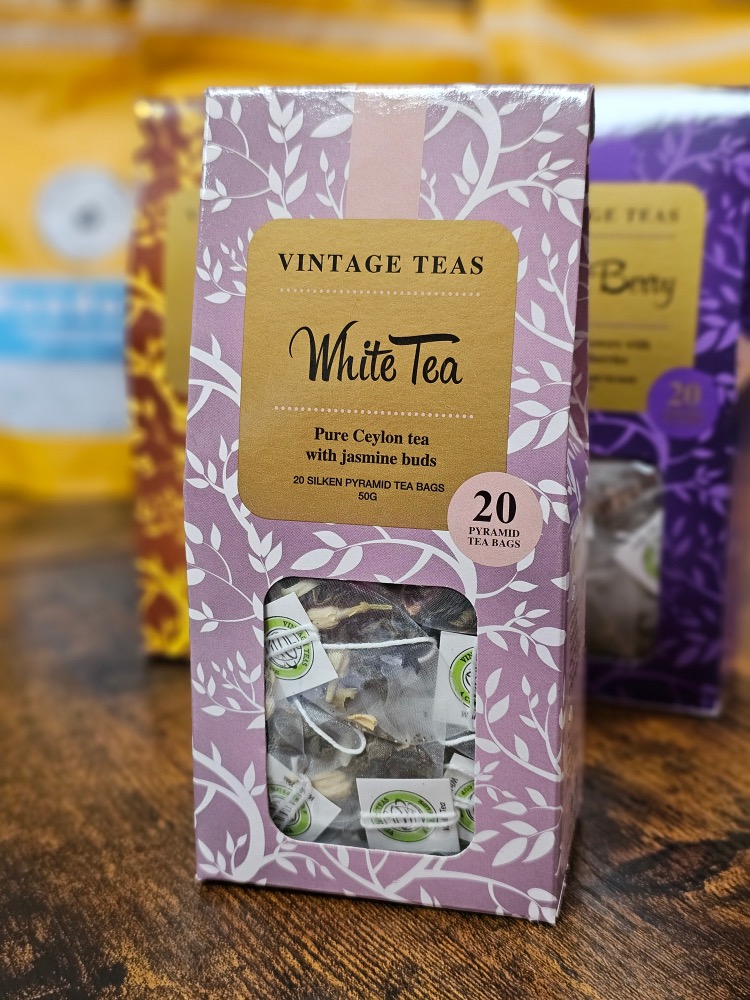 Vintage Teas Bílý čaj s jasmínem 20 pyramid 50 g