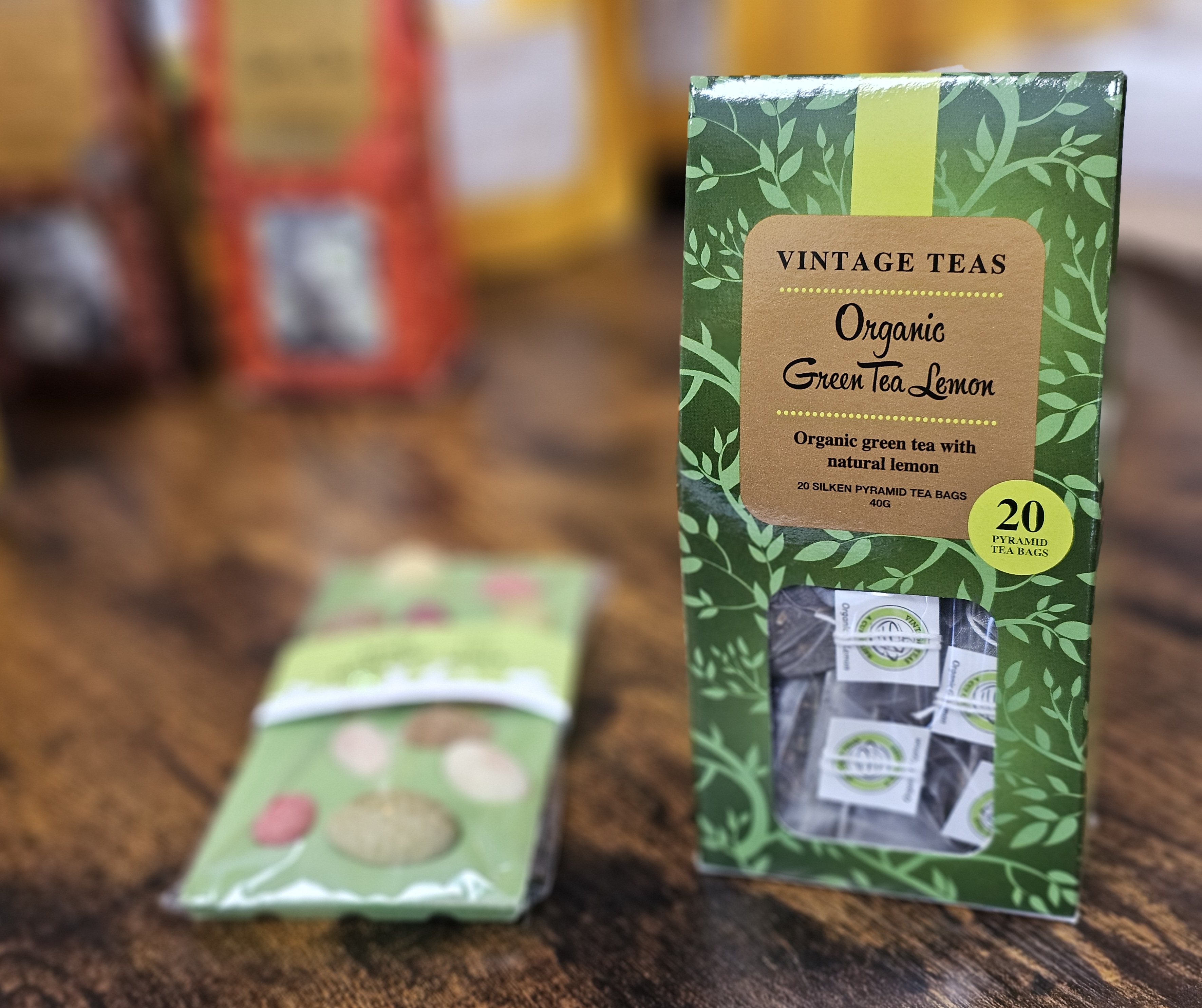 Vintage Teas BIO Zelený s citrónem 20 pyramid 40 g