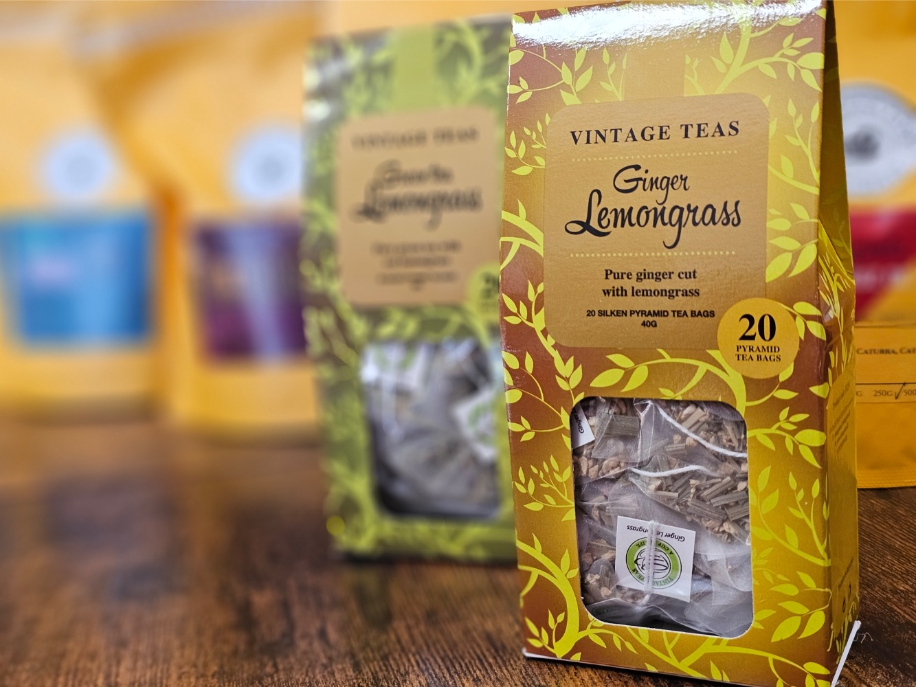 Vintage Teas čaj zázvor s citronelou 40 g 20 pyramid