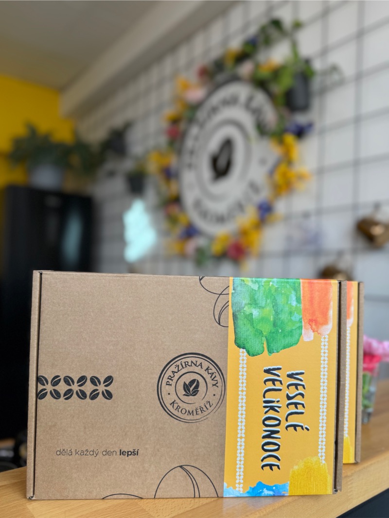 Velikonoční kávová sada střední