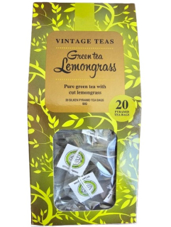Vintage Teas Zelený čaj s citronelou 20 pyramid 50 g