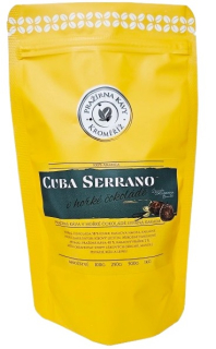 Kávová zrna v hořké čokoládě - Cuba Serrano 150 g