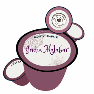 Kávové kapsle - India Moonsoned Malabar 