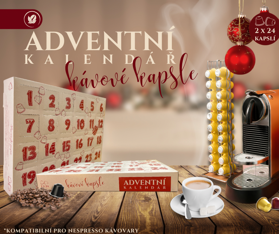 Kávový adventní kalendář - Nespresso kapsle